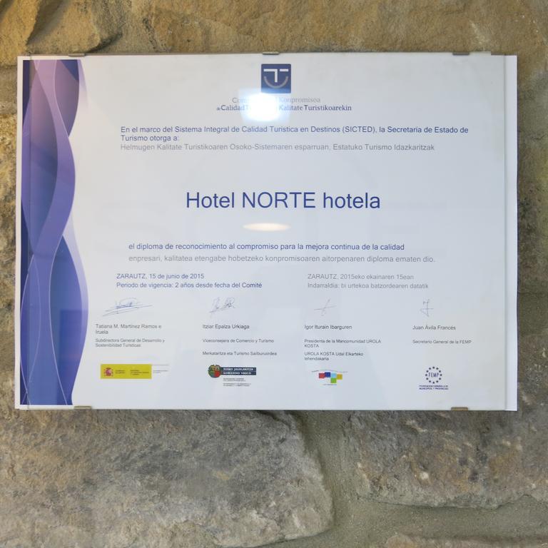 Hotel Norte Zarautz Εξωτερικό φωτογραφία
